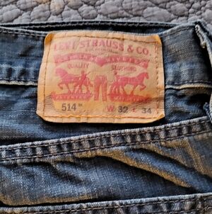 Levi's Dirty Blue Denim Jeans